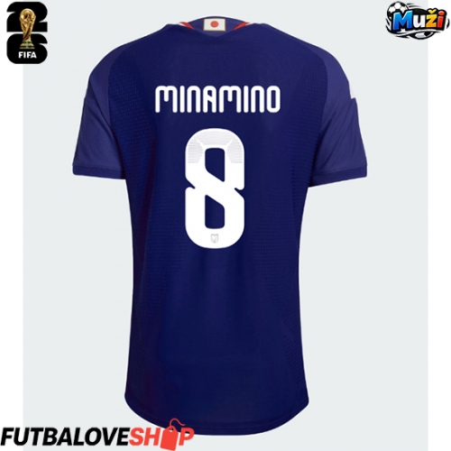 Dres Japonsko Takumi Minamino #8 Domáci MS 2026 Krátky Rukáv